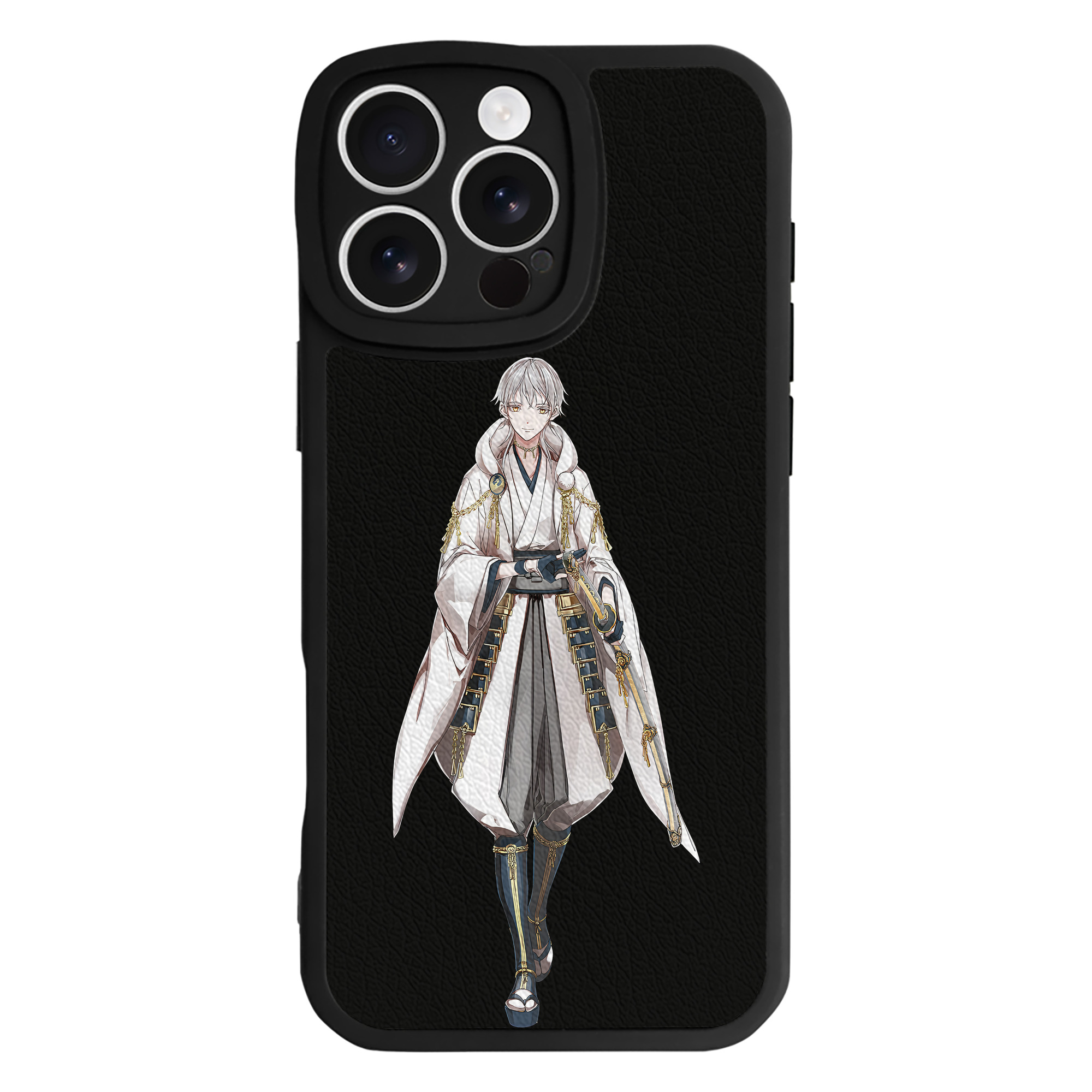 （画像用） 刀剣乱舞 Touken Ranbu 【iPhone 16シリーズ対応】シリコンスマホケース（レザー調） 材質：シリコン